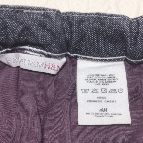 3-6m (4/$20) Lilac Lined Jeans by H&M - Picture 10 of 15